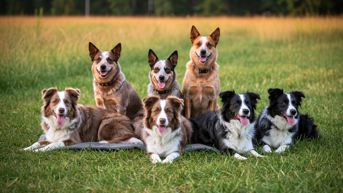 Kennel Wardican koirat ryhmäkuvassa